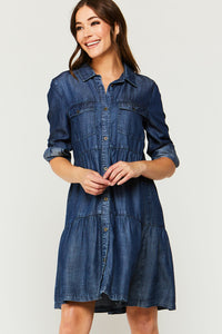 Bree Murrieta Tiered Babydoll Dress