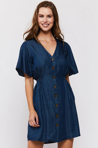 Zevie Dress- Dark Indigo